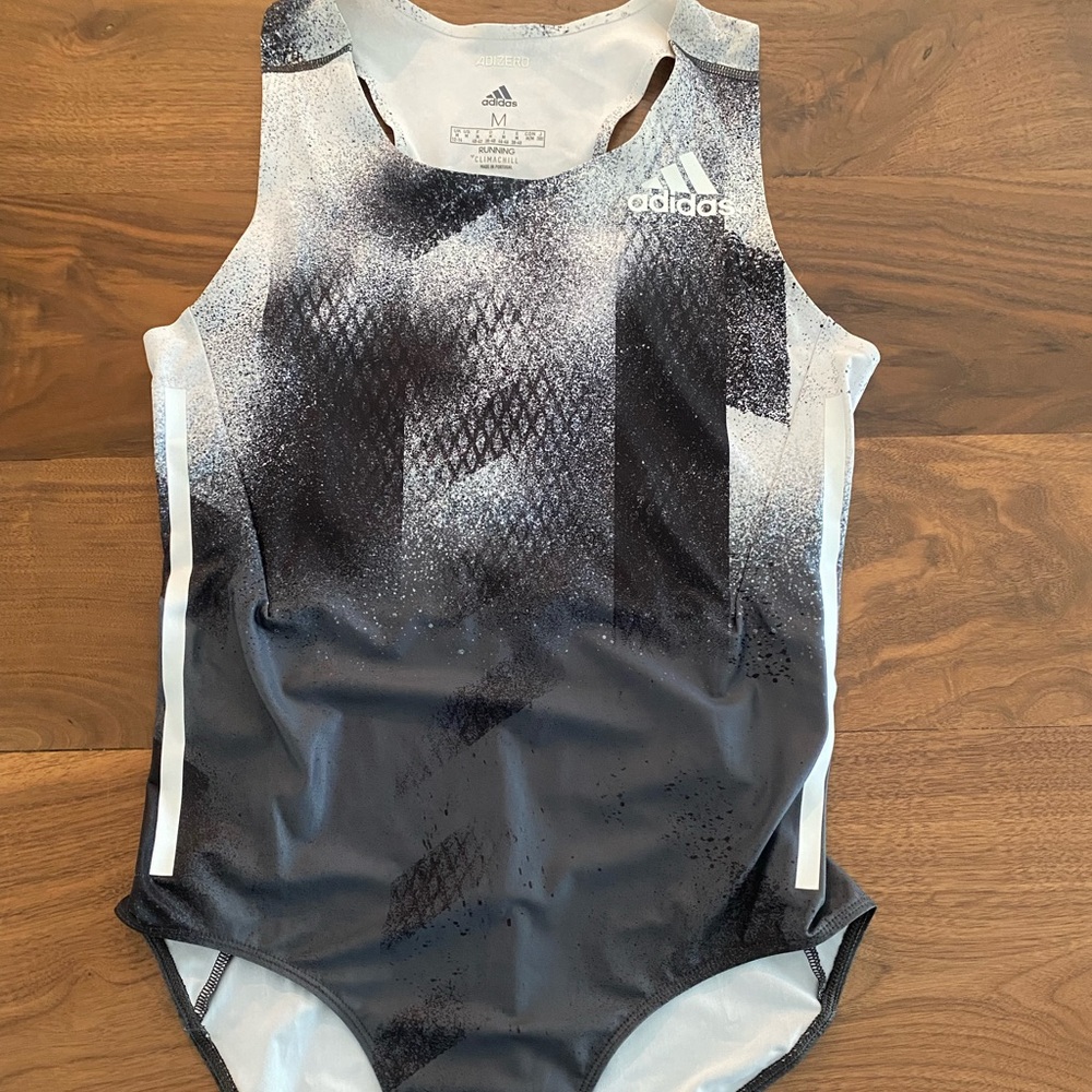 Adidas Adizero Running Climachill Leotard Bodysuit M.